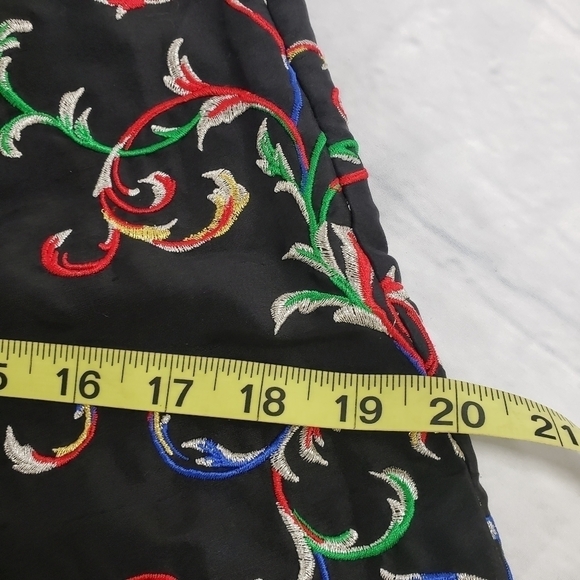 VTG CJ Laing Silk Embroidered Party Dress Pants EU - Picture 13 of 15